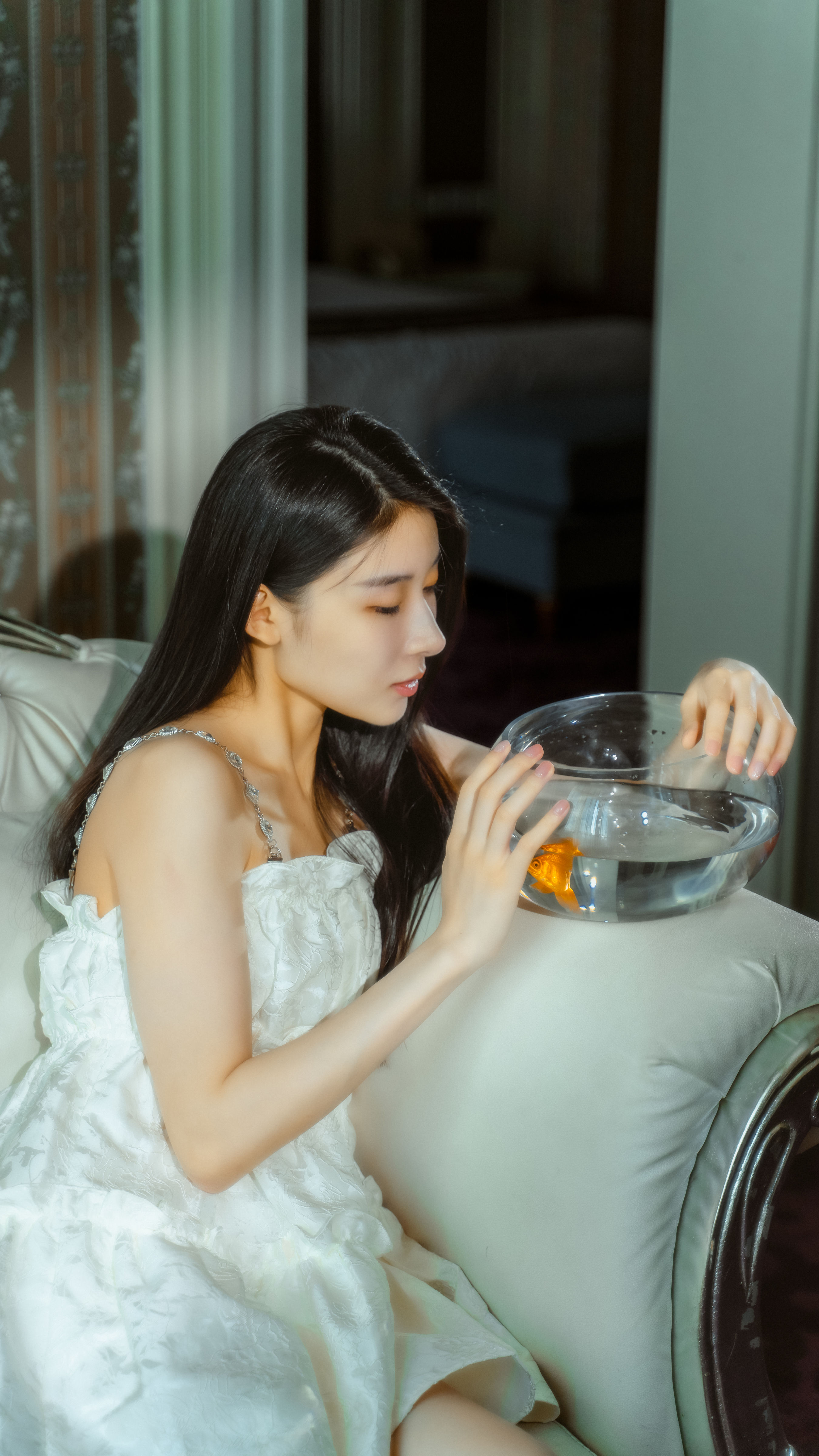 金鱼女孩 人像 女神 模特 女孩 精美