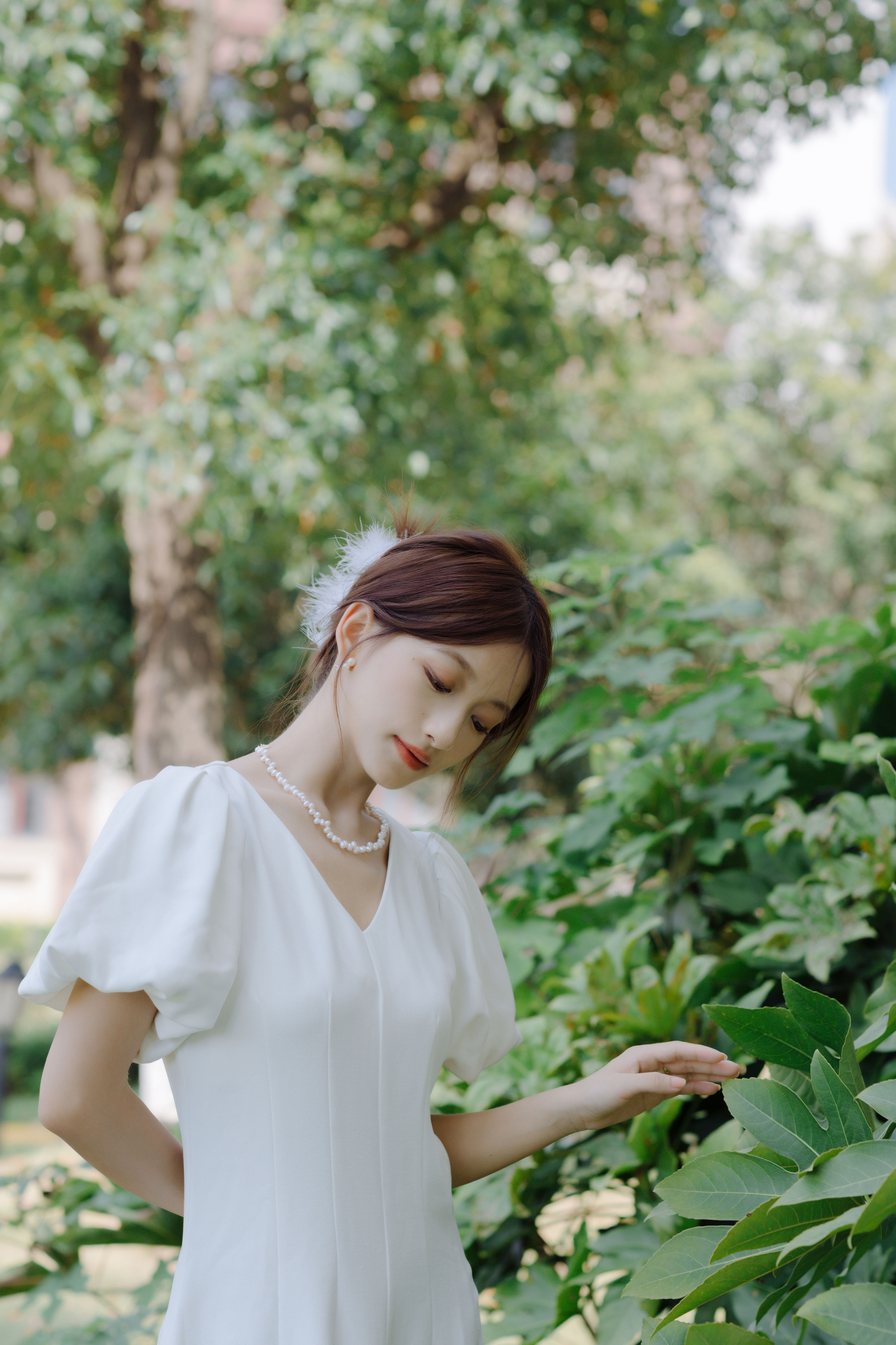 纯白夏日 小清新 夏天 美丽 女神 美女