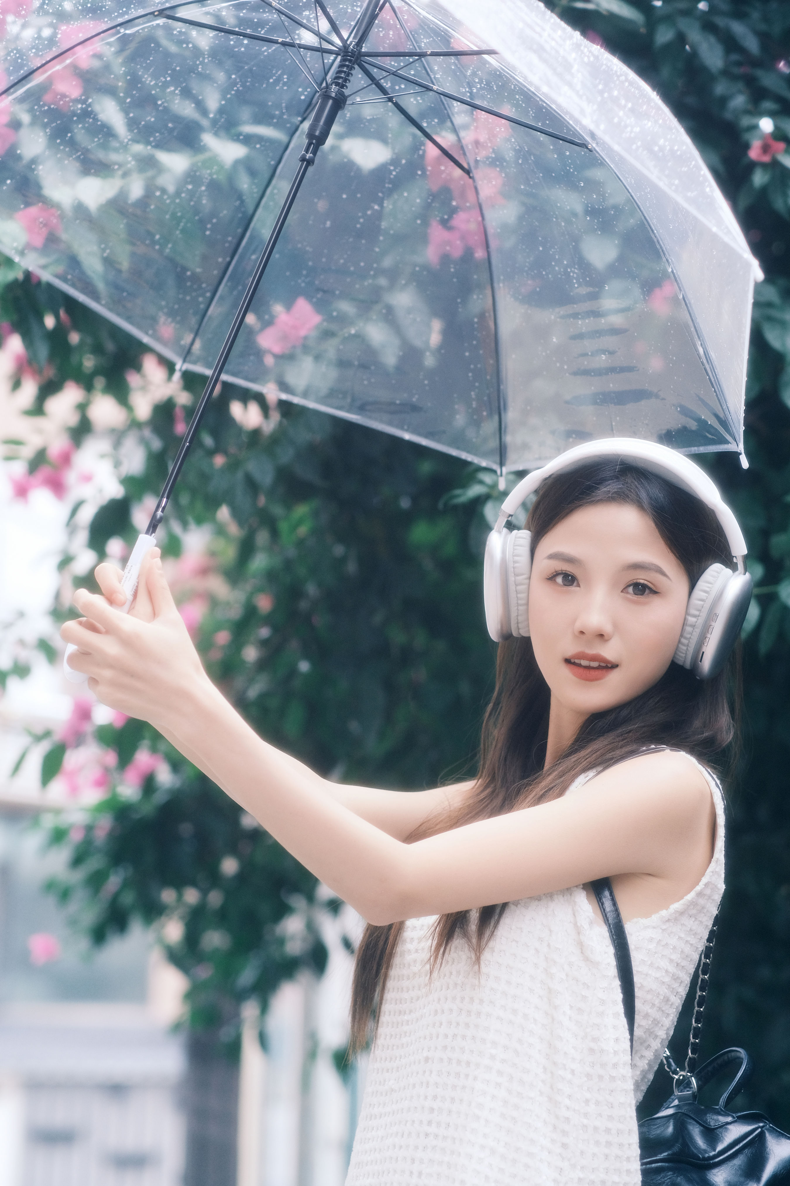 雨后清新 街拍 美女 小姐姐 模特 写真