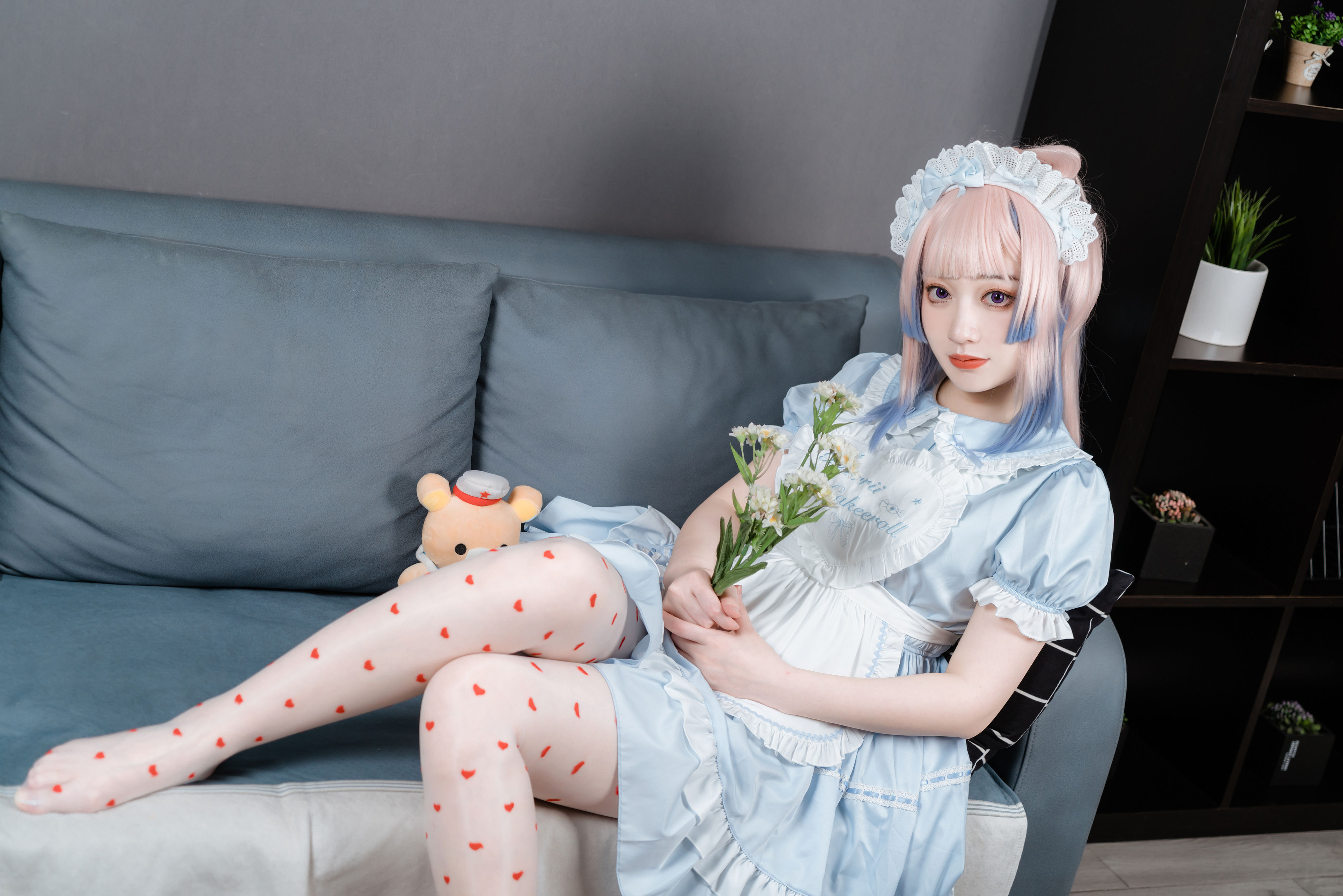 心海女仆装 Cosplay 二次元 女仆 制服 美少女