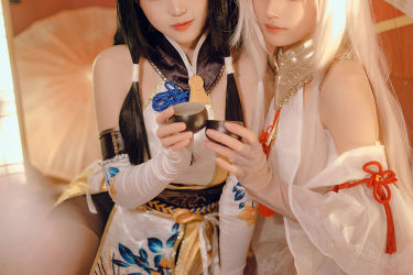 天才阴阳师驾到 Cosplay 姐妹花 狐女 闺蜜 非主流