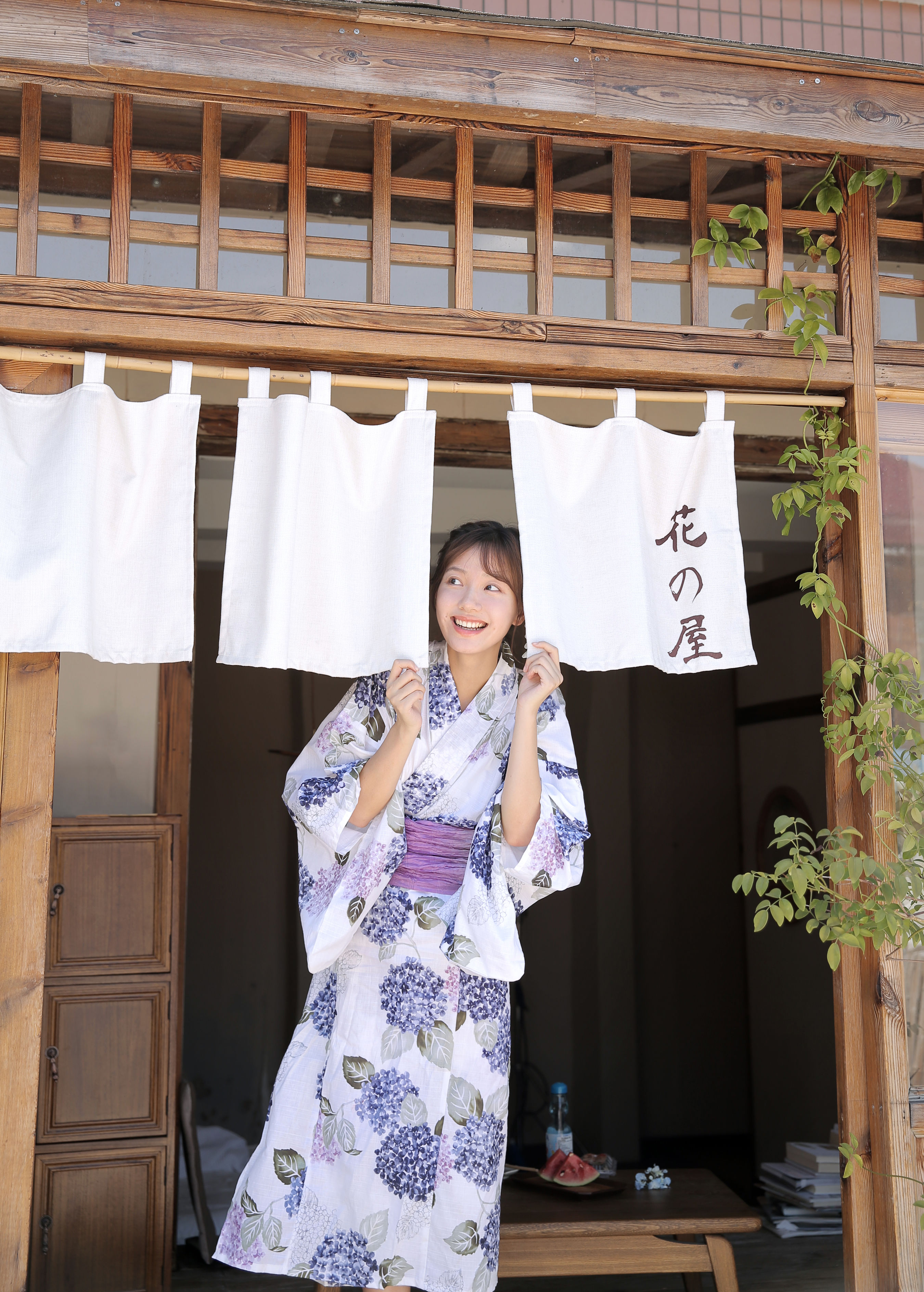 夏日浴衣 夏日 日系 和服 妹子 写真