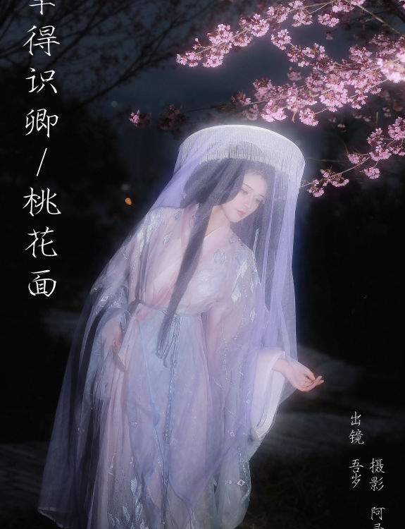 幸得识卿桃花面 优美 美人 桃花 古装 汉服