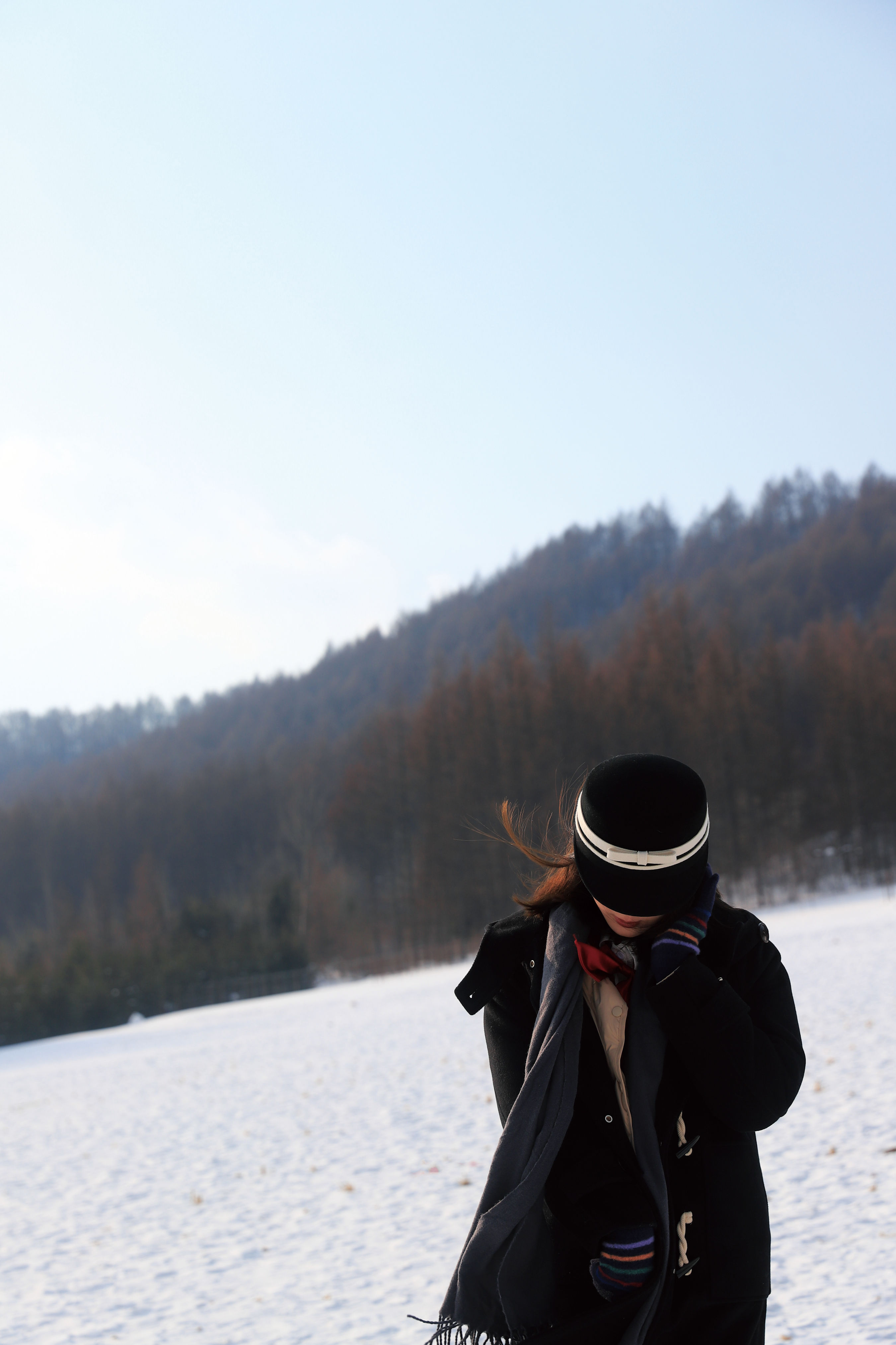 情书 治愈系 冬天 雪景 氛围感 少女