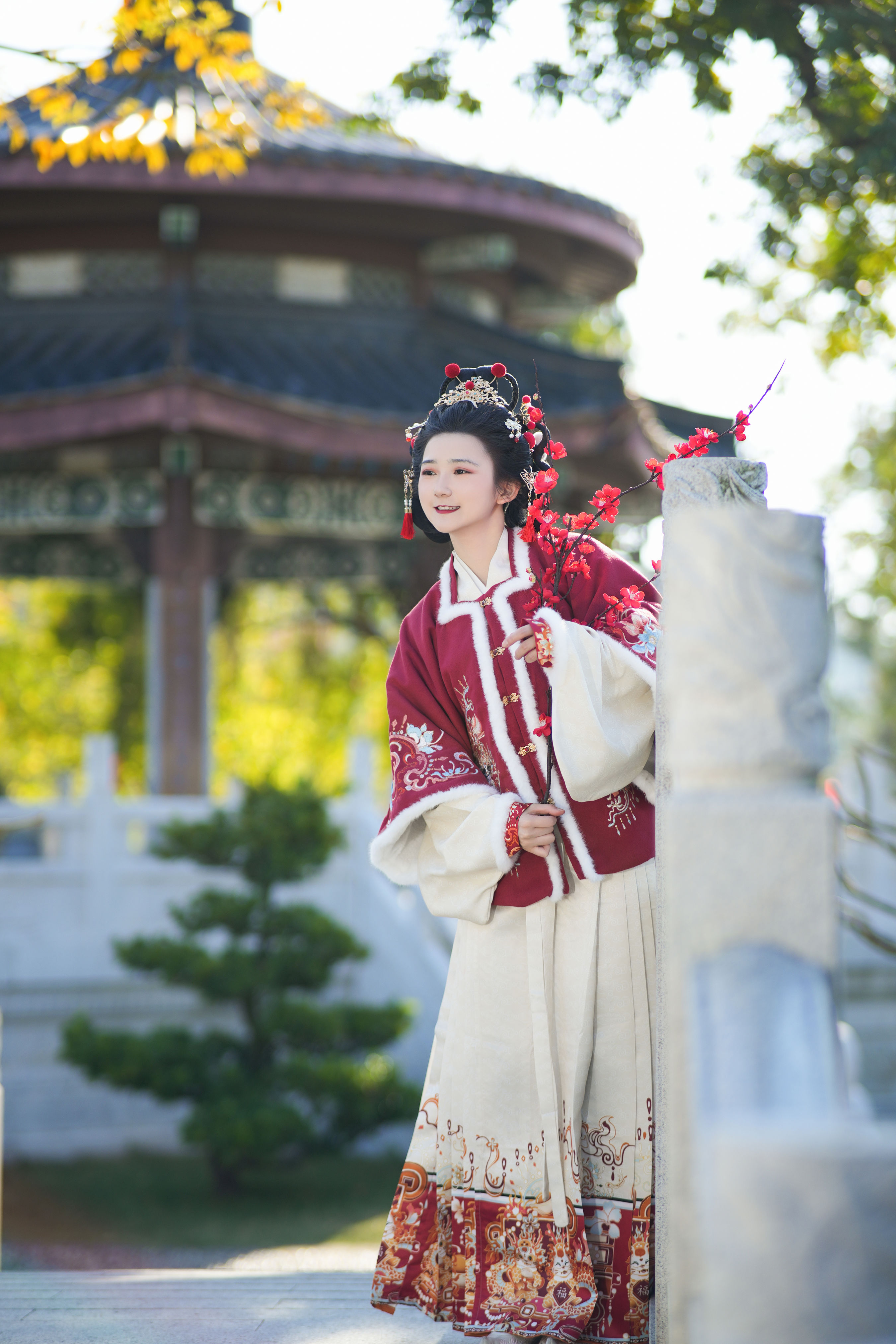 大红新年 红色 过年 节日 喜庆 可爱