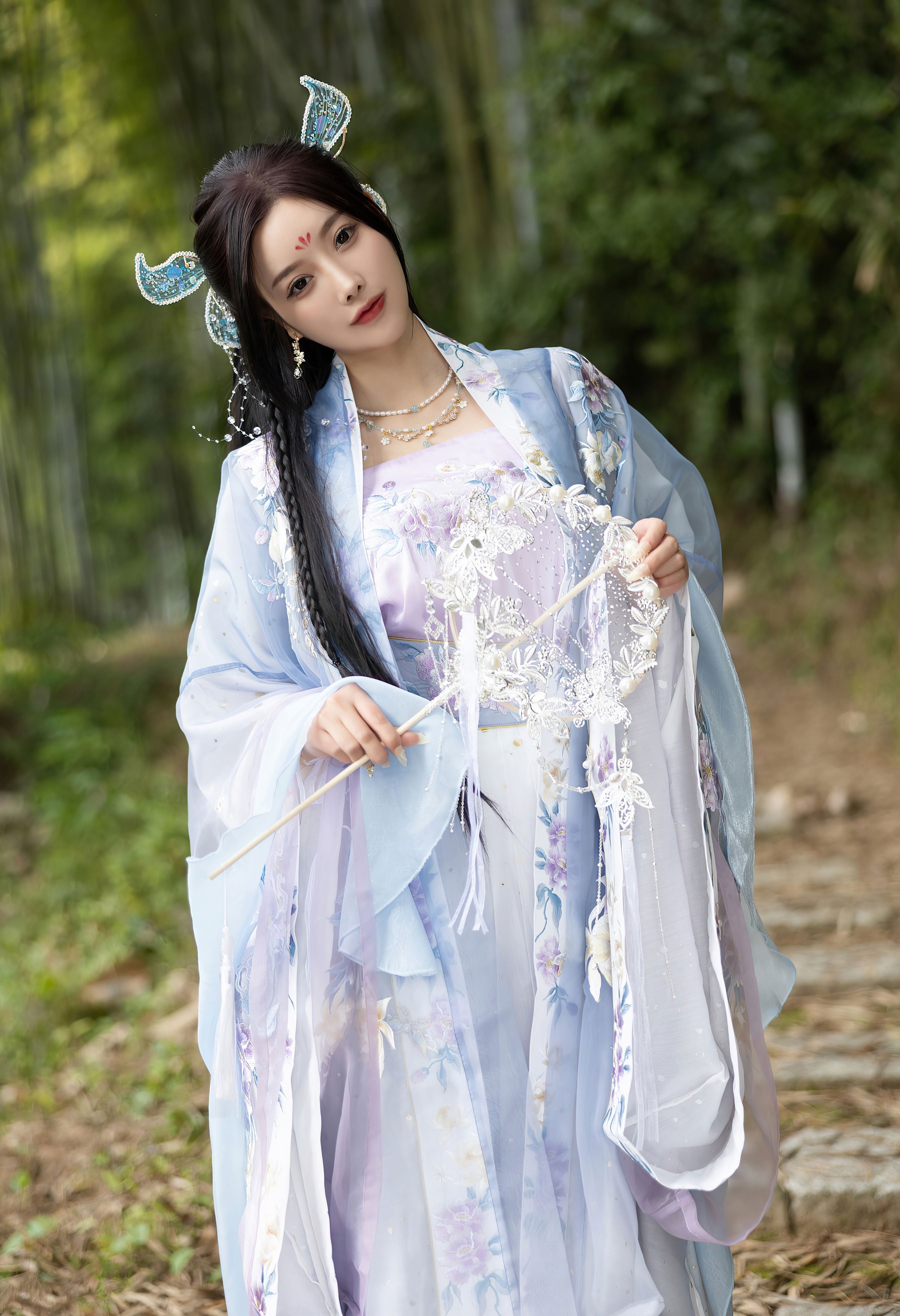 桃花诺 汉服 古装 桃花 花 女人