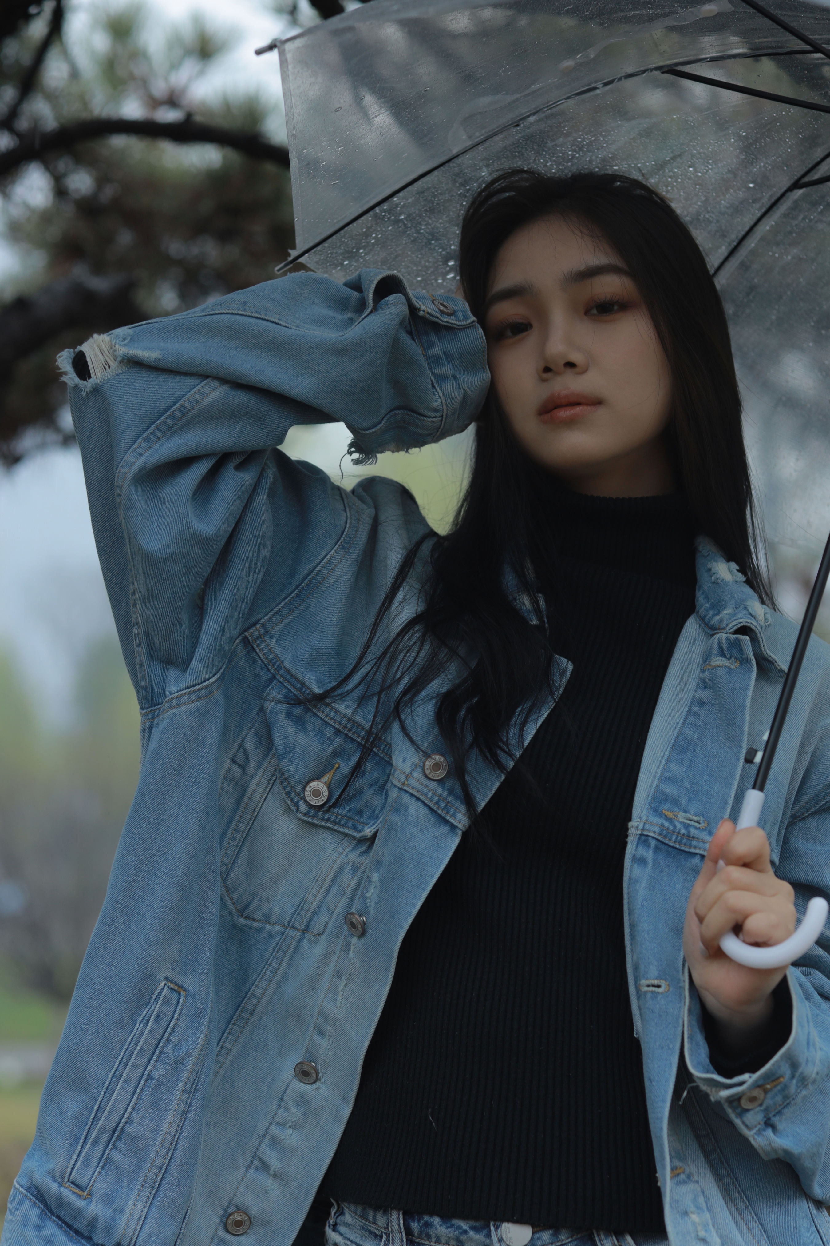 3月的阴天 下雨天 小姐姐 精美 伤感 美女