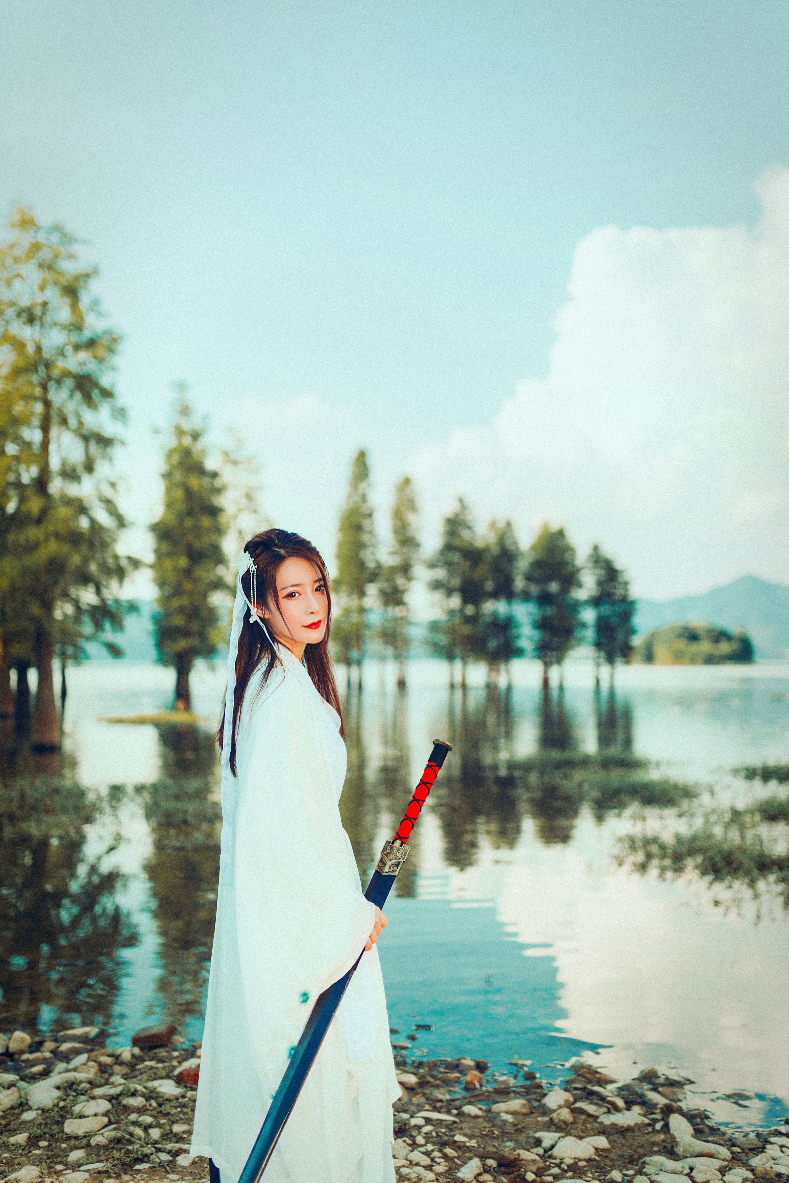 月下踏歌行，江湖烟雨梦，剑影舞清风。